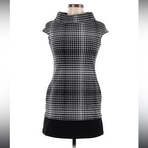 Express Black and White Tunic Dress Size Small